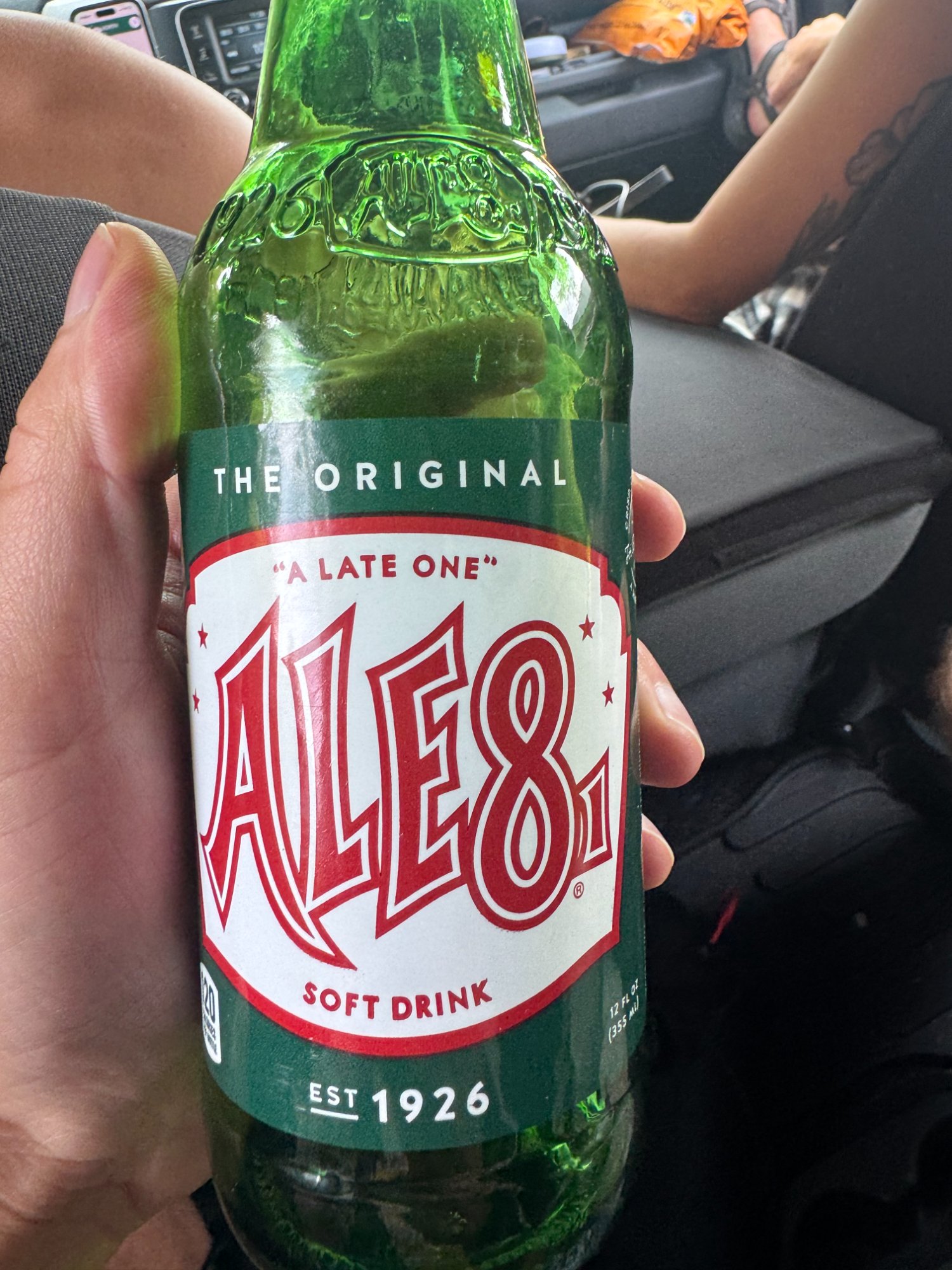 A soft drink from Kentucky that Scott's friend offered me on the ride back